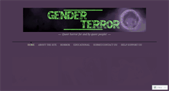 Desktop Screenshot of genderterror.com