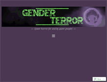 Tablet Screenshot of genderterror.com